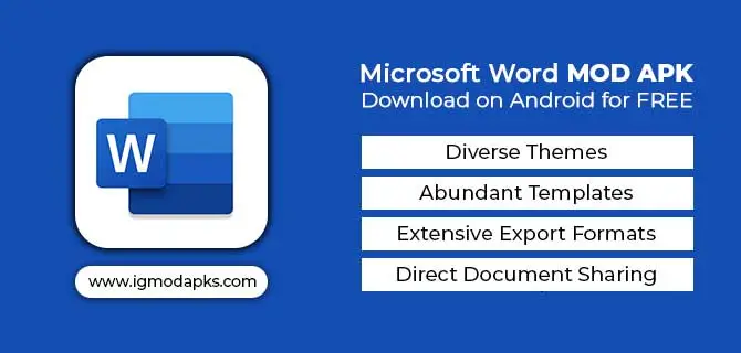 Microsoft Word MOD APK android download