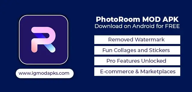 PhotoRoom MOD APK android download