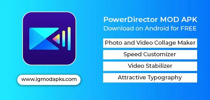 PowerDirector MOD APK android download