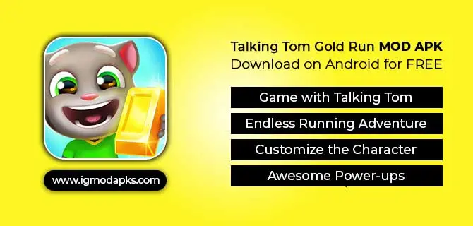 Talking Tom Gold Run MOD APK android download