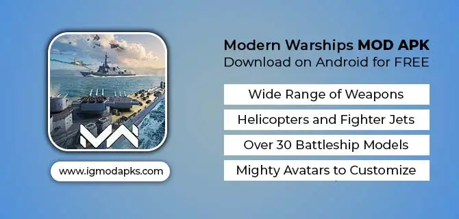 Modern Warships MOD APK android download